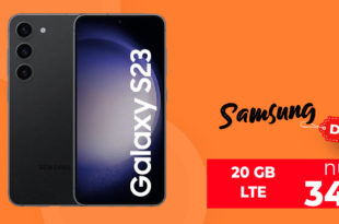 Samsung Galaxy S23 5G für einmalig 79 Euro mit 50€ Wechselbonus und 20GB LTE nur 34,99 Euro monatlich