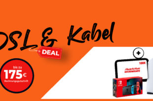 KabelDSL Deals mit Prämie & Rechnungsgutschrift - Sony PlayStation 5 - Nintendo Switch (neue Edition) oder 100€ Geschenkkarte