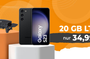 Samsung Galaxy S23 5G & Enders Grill Urban für einmalig 49 Euro mit 50€ Wechselbonus und 20GB LTE nur 34,99 Euro monatlich