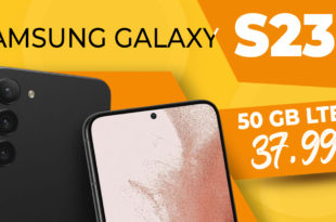 Samsung Galaxy S23+ (S23Plus) für einmalig 222 Euro mit 50GB LTE5G nur 37,99 Euro monatlich - kein Anschlusspreis