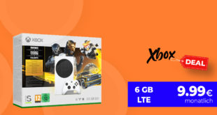 Microsoft Xbox Series S Gilded Hunter Bundle mit 6GB LTE nur 9,99 Euro monatlich - nur 9 Euro Zuzahlung