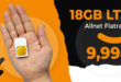 Monatlich kündbar - 8GB LTE nur 6,99 Euro und 18GB LTE nur 9,99 Euro monatlich