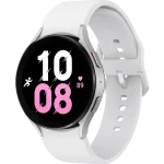 SAMSUNG Galaxy Watch5 LTE 44 mm Smartwatch Aluminium Fluorkautschuk, M/L, Silver