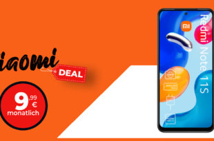 Xiaomi Redmi Note 11S & 30€ Wechselbonus mit 10 GB LTE nur 9,99 Euro monatlich