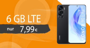 Weekend Deal! Honor 90 lite -256GB- mit 6GB LTE nur 7,99 Euro monatlich