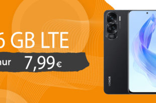 Weekend Deal! Honor 90 lite -256GB- mit 6GB LTE nur 7,99 Euro monatlich