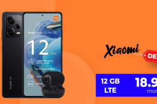 Xiaomi Redmi Note 12 Pro & Redmi Buds 4 Lite mit 12GB LTE nur 18,99 Euro monatlich - nur 25 Euro Zuzahlung und kein Anschlusspreis