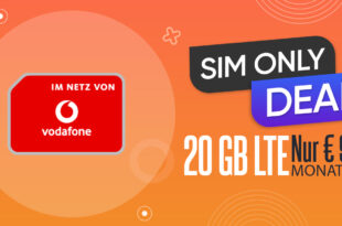 20GB LTE Vodafone Allnet Flat nur 9,99 Euro monatlich