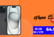 Apple iPhone 15 mit 25 GB LTE5G für einmalig 1 Euro und 200 Euro Wechselbonus nur 64,99 Euro monatlich