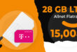 Monatlich kündbar im Telekom Netz - 28GB LTE nur 15 Euro monatlich