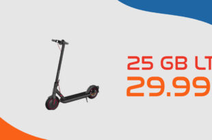 Xiaomi Electric Scooter 4 Pro mit 25GB 5GLTE und 100 Euro Wechselbonus für nur 29,99 Euro monatlich