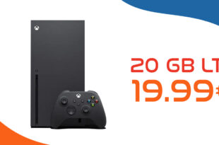 Microsoft Xbox Series X 1 TB mit 20GB LTE und 50 Euro Wechselbonus bei Rufnummermitnahme nur 19,99 Euro monatlich