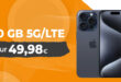 o2 Doppelkartenaktion: 2x 280GB LTE/5G für monatlich 49,98 Euro – Apple iPhone 15 Pro Max -256GB- für einmalig nur 329 Euro