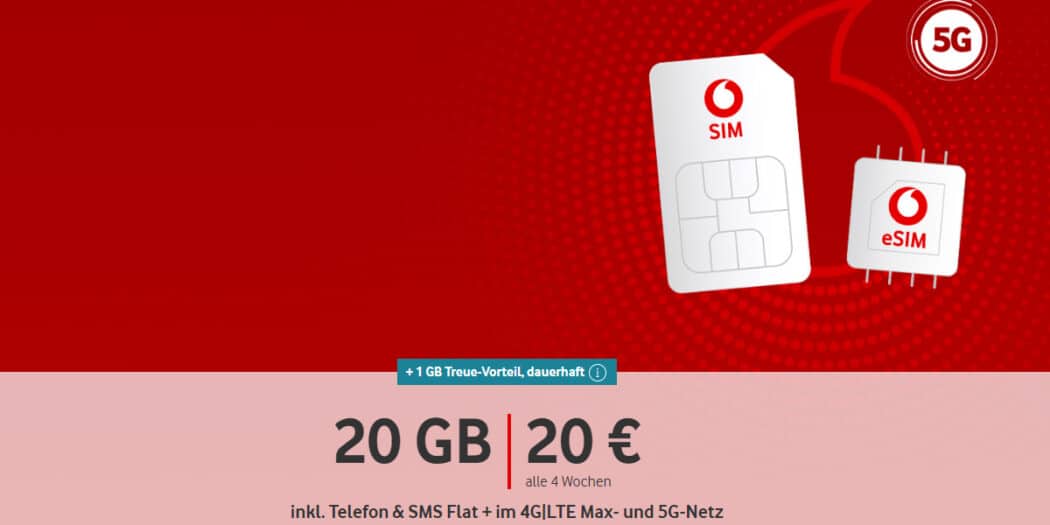 Flatrate CallYa Digital Aktion – 3 x 20GB 5G/LTE & Allnet Flatrate für 12 Wochen ...