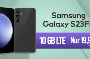 Samsung Galaxy S23 FE für einmalig 29 Euro mit 10GB LTE nur 19,99 Euro monatlich
