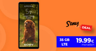 Sony Xperia 5 V für einmalig 49 Euro mit 35GB LTE nur 19,99 Euro monatlich