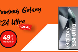 Samsung Galaxy S24 Ultra für einmalig 111 Euro mit 70GB LTE und 50€ Wechselbonus bei Rufnummermitnahme nur 49,99 Euro monatlich