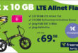 Jeep E-Bike und 2x Allnet Flat 10GB Telekom für 69,98€ monatlich - 5,15€ effektiver Monatspreis