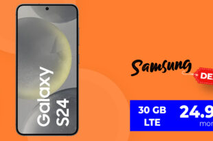 Samsung Galaxy S24 für einmalig 99 Euro mit 30GB LTE nur 24,99 Euro monatlich