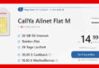 28 Tage Laufzeit - CallYa Allnet Flat M mit 20GB LTE5G nur 14,99 Euro alle 28 Tage - 30€ Cashback - 30GB nur 20 Euro