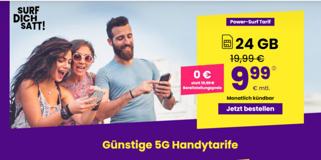 17GB LTE5G nur 7,99€ monatlich und 50GB nur 19,99 Euro monatlich - 0€ Bereitstellung & monatlich kündbar