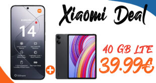 Xiaomi 14 5G -512GB- & Xiaomi Redmi Pad Pro für einmalig 111 Euro mit 40GB LTE und 50 Euro Wechselbonus bei Rufnummernmitnahme nur 39,99 Euro monatlich