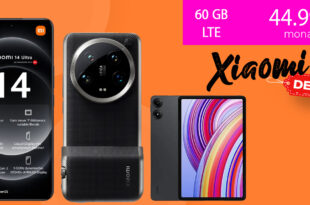 Xiaomi 14 Ultra 5G -512GB- & Xiaomi Photography Kit & Xiaomi Redmi Pad Pro für einmalig 129 Euro mit 60GB LTE und 50 Euro Wechselbonus bei Rufnummermitnahme nur 44,99 Euro monatlich