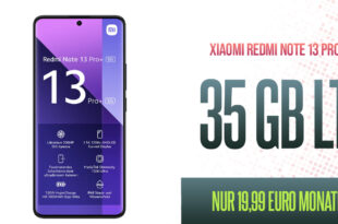 Xiaomi Redmi Note 13 Pro+ (PlusVersion) -512GB- mit 35GB LTE nur 19,99 Euro monatlich