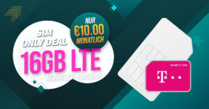 Telekom Netz – ohne Laufzeit – 16GB LTE/5G nur 10 Euro monatlich und 26 GB LTE/5G nur 15 Euro monatlich - kein Anschlusspreis