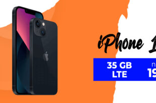 Apple iPhone 13 für einmalig 99 Euro mit 35GB LTE nur 19,99 Euro monatlich