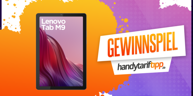 HandyTarifTip.de Juli Gewinnspiel - Gewinne ein Lenovo Tab M9