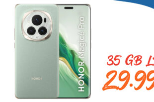 Honor Magic 6 Pro 5G für einmalig 99 Euro mit 35GB LTE nur 29,99 Euro monatlich