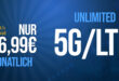 Unlimited 5G/LTE Datenvolumen monatlich kündbar – bis zu 15 Mbit/s im Download nur 26,99 Euro monatlich