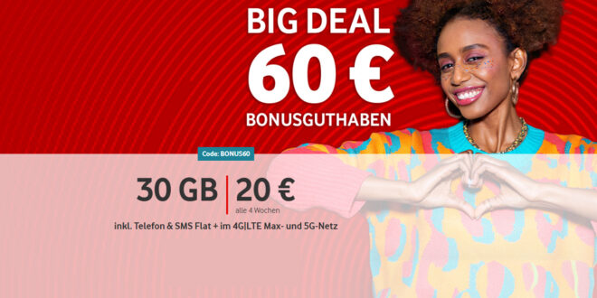 CallYa Digital Aktion – 3 x 30GB 5G/LTE & Allnet Flatrate für 12 Wochen komplett kostenlos – kein Anschlusspreis – keine Versandkosten