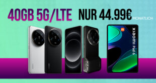 Xiaomi 14 Ultra 5G & Xiaomi Photography Kit & Xiaomi Pad 6 für einmalig 199 Euro mit 40GB 5GLTE und 50 Euro Wechselbonus bei Rufnummermitnahme nur 44,99 Euro monatlich