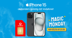 Apple iPhone 15 für einmalig 89 Euro mit 35GB 5GLTE und 200 Euro Wechselbonus bei Rufnummermitnahme nur 34,99 Euro monatlich