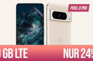 Google Pixel 8 Pro für einmalig 49 Euro mit 20GB LTE und 50 Euro Wechselbonus bei Rufnummermitnahme nur 24,99 Euro monatlich