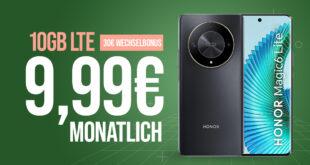 Honor Magic 6 Lite mit 10GB LTE und 30 Euro Wechselbonus bei Mitnahme der Nummer nur 9,99 Euro monatlich