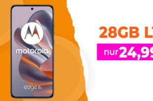 Motorola Edge 50 Neo 512GB für einmalig 49 Euro mit 28GB 5GLTE und 150 Euro Wechselbonus bei Rufnummermitnahme nur 24,99 Euro monatlich