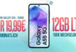 Samsung Galaxy A55 -256GB- für einmalig 69 Euro mit 12GB LTE und 150 Euro Bonus bei Rufnummermitnahme nur 19,99 Euro monatlich