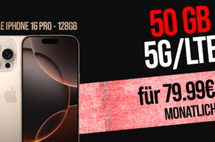 iPhone 16 mit Vodafone Vertrag vorbestellen - Apple iPhone 16 Pro für 149,90€ Zuzahlung mit 50GB für 79,99€ monatlich - Tauschbonus möglich