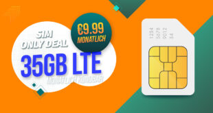 monatlich kündbar - 35GB 5GLTE nur 9,99 Euro monatlich