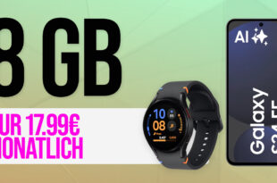 Samsung Galaxy S24 FE & Galaxy Watch FE für einmalig 49 Euro (+ Anschlusspreis 39.99 Euro) mit 8GB LTE nur 17.99 Euro monatlich