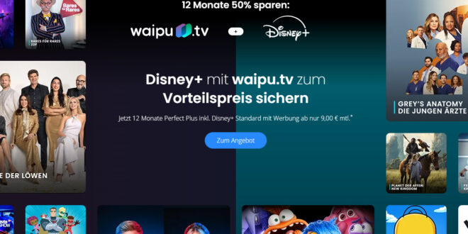 Disney+ mit waipu.tv zum Vorteilspreis sichern: Alles, was du wissen musst