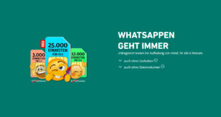 WhatsAll 25000 & WhatsAll 12000 Flexible Prepaid-Tarife von WhatsApp SIM für jede Nutzung