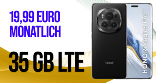 Black Friday Deal - Honor Magic 6 Pro für einmalig 49 Euro (+Anschlussgebühr 39.99€) mit 35GB LTE nur 19.99 Euro monatlich