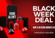 Black Week Deals - monatlich kündbar - 50GB nur 9.99 Euro - 140GB nur 16.99 Euro - 280GB nur 19.99 Euro monatlich - Anschlusspreis 19.99€