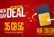 Black Friday Sim Only Deal monatlich kündbar - 35GB 5G nur 7.99 Euro monatlich - Anschlusspreis 9.99 Euro