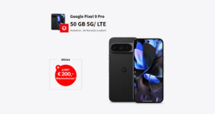 Google Pixel 9 Pro für einmalig 99.95 Euro (+AG 39.99€) mit 50GB und 200 Euro Wechselbonus bei Rufnummernmitnahme nur 39.99 Euro monatlich