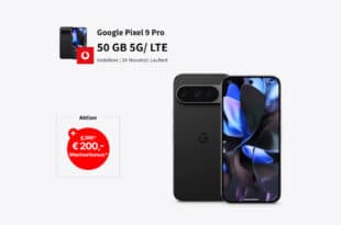 Google Pixel 9 Pro für einmalig 99.95 Euro (+AG 39.99€) mit 50GB und 200 Euro Wechselbonus bei Rufnummernmitnahme nur 39.99 Euro monatlich